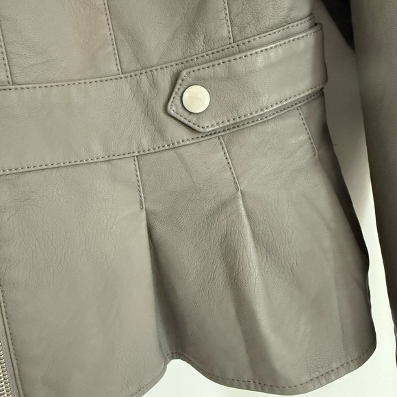 Baccini Faux Leather Jacket - Picture 3 of 5